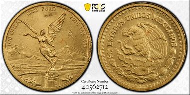 2016-Mo 1/20 oz Libertad Au MS67