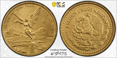 2016-Mo 1/10 oz Libertad Gold MS68