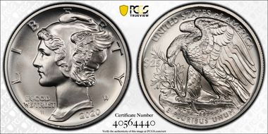 2020-W $25 Palladium First Strike SP70