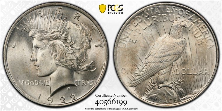 Cert 40566199 - Coin Image