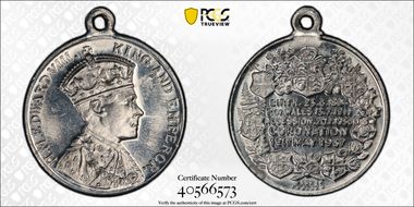 "1937" Medal CM194a Edward VIII Al A. Fenwick MS64