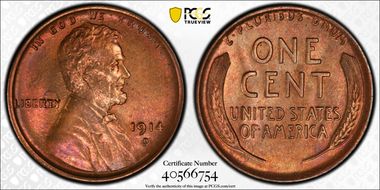 1914-D 1C MS65RB