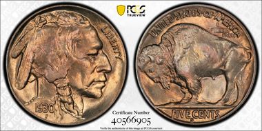 1930-S 5C MS66