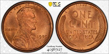 1909 VDB 1C DDO, FS-1102 MS64RD