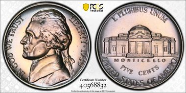 1939 5C Reverse of 1938 PR67