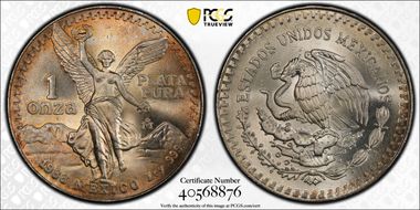 1988-Mo Onza Libertad Ag MS67
