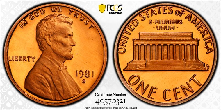 Cert 40570321 - Coin Image