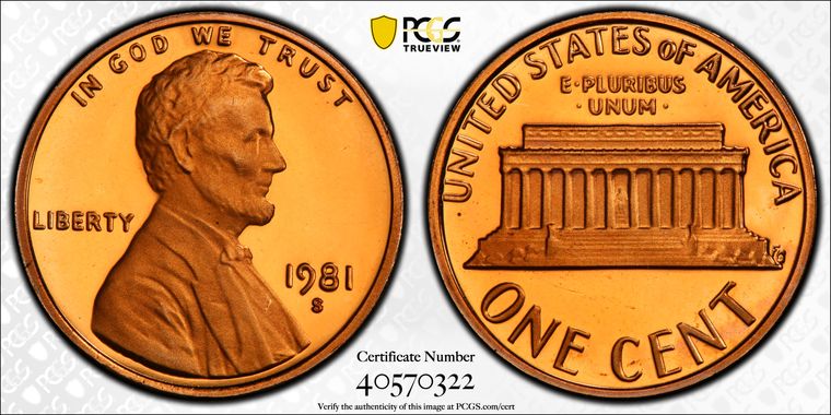 Cert 40570322 - Coin Image