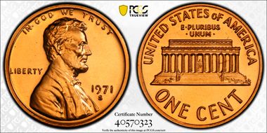 1971-S 1C PR68RD