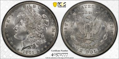 1901-O $1 MS65