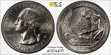 2020-W 25C Marsh-Billings-Rockefeller NP V75 First Week of Discovery MS64