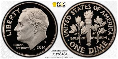 2014-S 10C Chronicles Set PR69DCAM