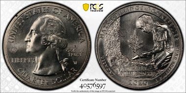 2020-W 25C Marsh-Billings-Rockefeller NP V75 First Week of Discovery MS66