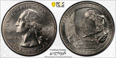 2020-W 25C Marsh-Billings-Rockefeller NP V75 First Week of Discovery MS66