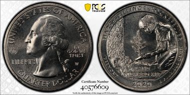 2020-W 25C Marsh-Billings-Rockefeller NP V75 First Week of Discovery MS65