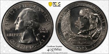 2020-W 25C Marsh-Billings-Rockefeller NP V75 First Week of Discovery MS65+