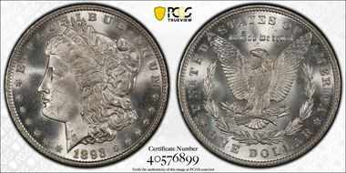 1893 $1 MS64+