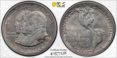 1923-S 50C Monroe N1