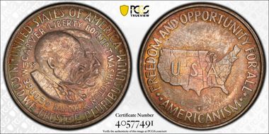 1953-S 50C Washington-Carver MS66