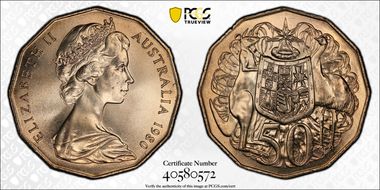 1980 50C Double Bar MS66