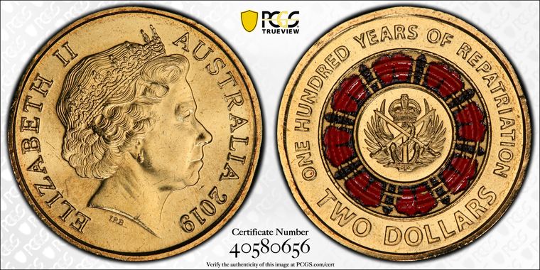 Cert 40580656 - Coin Image