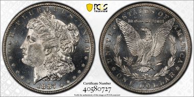 1887-S $1 MS64+