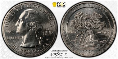 2020-W 25C Salt River Bay NP V75 MS64+