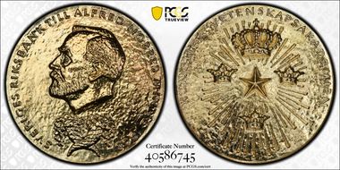 (1995)V10 Medal Alfred Nobel Economics Gilt Ag Nominating Committee SP69