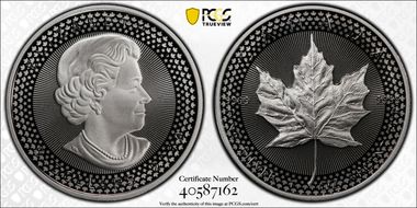 2019 $5 Maple Leaf Silver Modified PR Pride of Two Nations, U.S. Set PR70