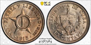 1915 1C MS65