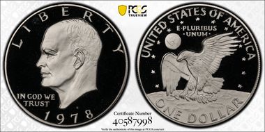 1978-S $1 PR70DCAM