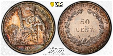 1936 50C Lec-261 MS63