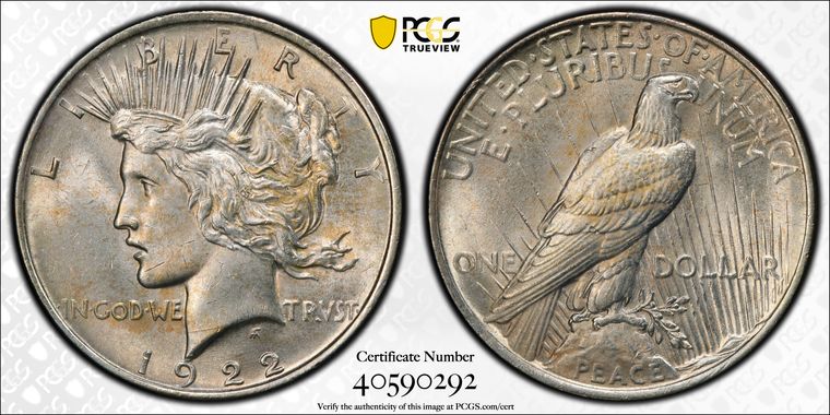 Cert 40590292 - Coin Image