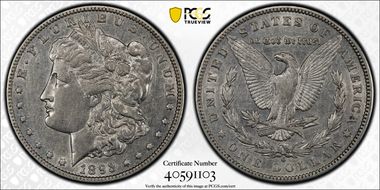 1893-O $1 XF40