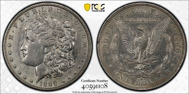 1888-O $1 Doubled Die Obverse N1