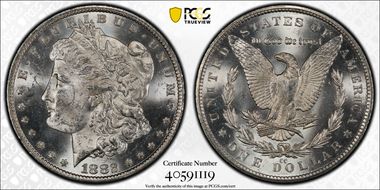 1882-CC $1 MS62