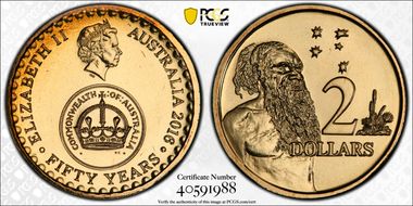 2016 $2 50 Yrs Decimal Currency MS68