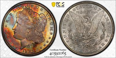 1887 $1 MS64