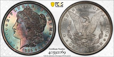 1885-O $1 MS63