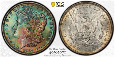 1884-O $1 MS64