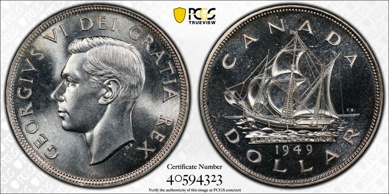 Cert 40594323 - Coin Image