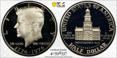 1976-S 50C Silver PR69DCAM