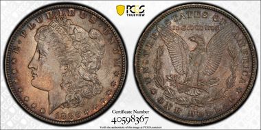 1886-O $1 MS62
