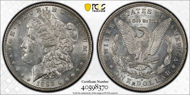 1893-O $1 AU58