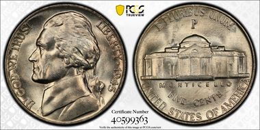 1945-P 5C TDR FS-803 MS66