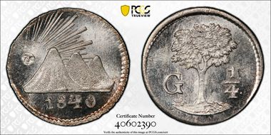 1840/30-G 1/4 R KM-1 MS67+