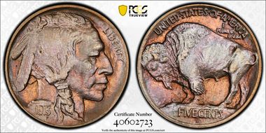 1913-D 5C Type 1 MS64