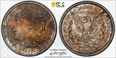 1921 $1 Morgan MS63