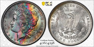 1884-O $1 MS64