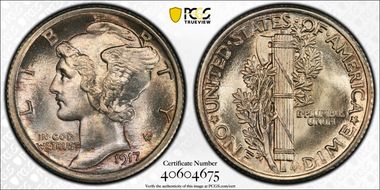 1917 10C MS64FB